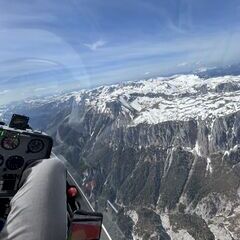 Flugwegposition um 12:59:25: Aufgenommen in der Nähe von Aflenz Kurort, 8623 Aflenz Kurort, Österreich in 2436 Meter